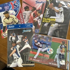 野球選手 下敷き 5枚