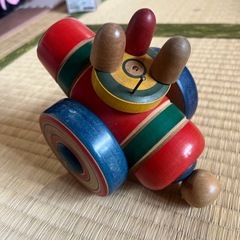 木製おもちゃ、大砲、昭和レトロの画像