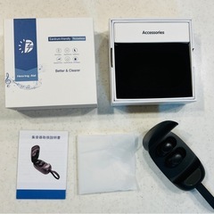 ✨新品✨MFDXWCV 集音器 ブラック高齢者集音器 音量調節可能 USB充電式の画像