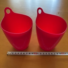 ケース　ピンク　深さ11.5㎝くらい　２つまとめて