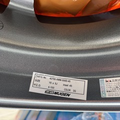 ホンダ純正OP 無限ホイール4本セットの画像