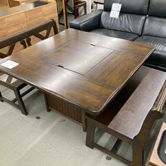 【ご来店限定】karimoku(カリモク)　囲炉裏型ダイニングセット【トレファク秦野店】の画像