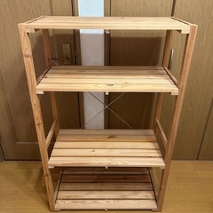 パイン木製ラック