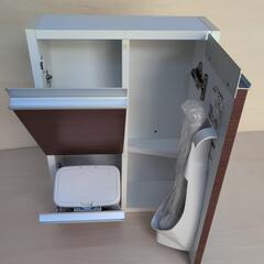 TOTOトイレフロア収納キャビネット (やま柴) 揖斐の収納家具