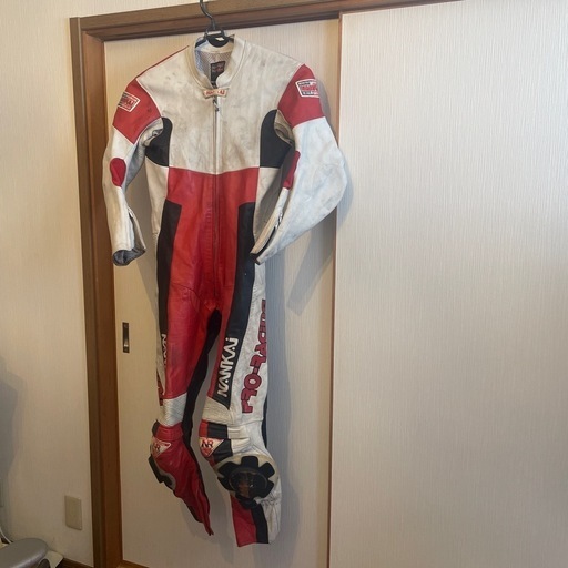 NANKAI 革ツナギ レーシングスーツ LL セミオーダー バンクセンサー  