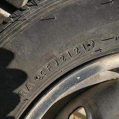 軽トラック　12インチタイヤホイールセット　4本の画像