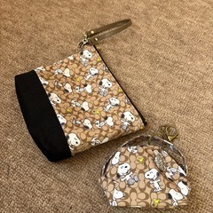 スヌーピー ポーチ2点セット
