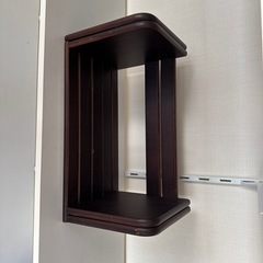 可動式　ブックエンド　木製