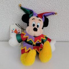 ディズニー　ミッキーぬいぐるみバッジ