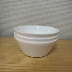 パンまつりの白いボウル　3個セット　白い器