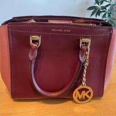 MICHAEL KORS トートバッグ ワインレッド