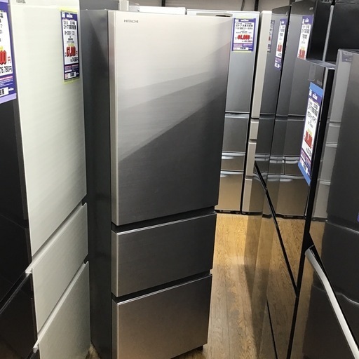 #E-21【ご来店頂ける方限定】HITACHIの3ドア冷凍冷蔵庫です