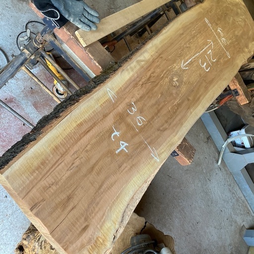 桜　一枚板　銘木　テーブル　カウンター　DIY ハンドメイド　素材　板　は木