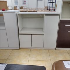 値下げしました。★ジモティ割あり★  レンジ台 白 H90×D4...