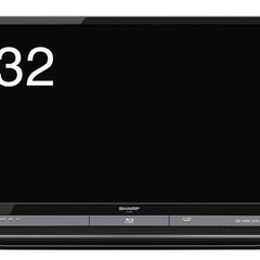 32V型ワイドBluRay内蔵HDD AQUOS