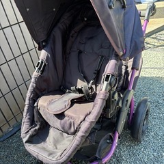 【値下げ】2人乗りベビーカー　
KATOJI　hugme + 　の画像