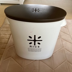 使い勝手の良い袋のまま収納・保存できる米びつ。 5kgの米袋が無...