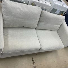 二人掛けソファ　No.2997　イケア　IKEA　ホワイト　ファ...