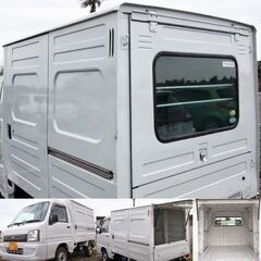 スバル赤帽サンバー自社生産パネルバン後期型5MT･事故歴無し･162,081km実走行･整備渡しの画像