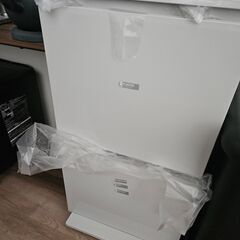 ゴミ箱 すっきり収まる薄型ワイドペダルペール(2段 40L)の画像