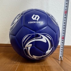 【美品】サッカーボール 青
