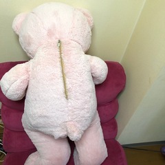 かなり大きめくまのぬいぐるみの画像