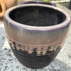 火鉢　メダカ飼いに