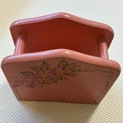 花柄メモ、リモコン置き