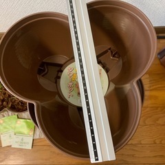 タワーポット　　ストロベリーポット（未使用4鉢＋使用品1鉢）　ヘリクリサム種　　の画像