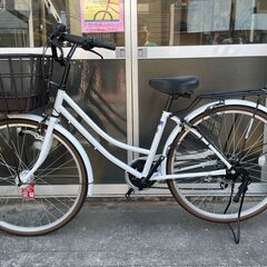 クレジット•分割払い可　◆新車・全部コミコミ◆26インチ軽快車◆オートライト・変速付き・チャイルドシート対応モデルの画像