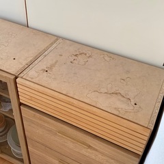 北欧風食器棚2個セット【取引中】の画像