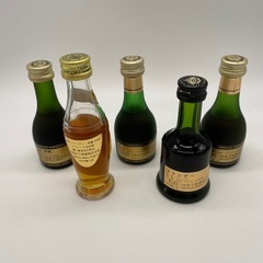 ミニチュアボトル　ブランデー５本セットの画像