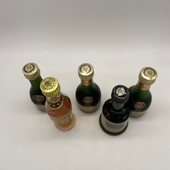 ミニチュアボトル　ブランデー５本セットの画像