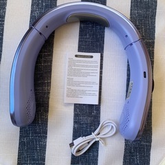 新型ポータブル首掛け扇風機USB充電式