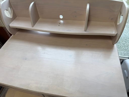 中古　 子供用　学習机　椅子デスクワゴン付き