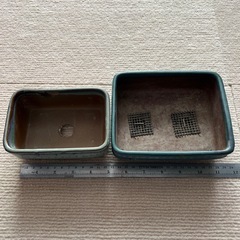 同時購入0円　盆栽鉢　２つの画像