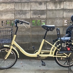 チャイルドシート付きママチャリ
