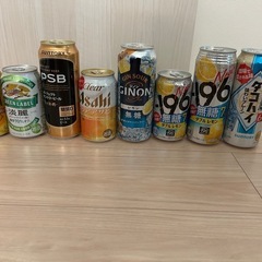 お酒　8本、コーヒー4本