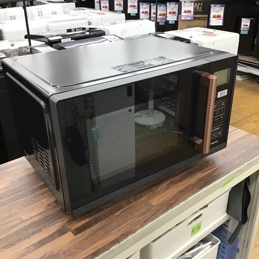 #E-8【ご来店頂ける方限定】YAMAZENのフラット電子レンジです