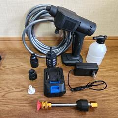 高圧洗浄機 コードレス 充電式 マキタ18vバッテリー対応 吐出圧力4Mpa バッテリー付き
