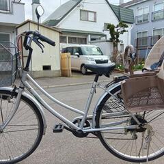 子供乗せ付き自転車