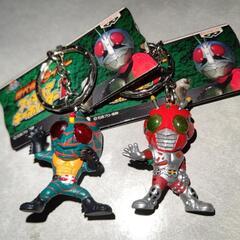 ㉔歴代仮面ライダーフィギュアキーホルダー1全5種セットの画像