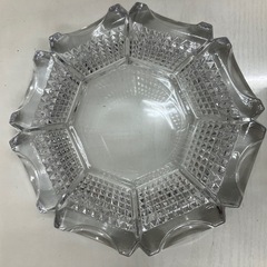 クリスタルガラス　灰皿の画像