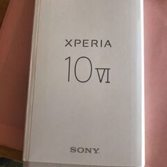 XPERIA 10Ⅵ 新品未使用　ブラックの画像