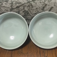 有田焼 ライムグリーン　丼2個セット