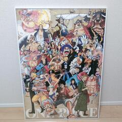 ONE PIECE ワンピース A全 特大ポスター 額縁付き