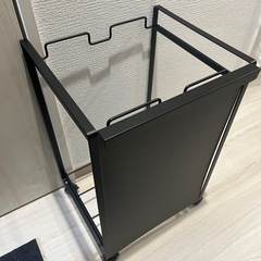 山崎実業　目隠し分別ダストワゴン