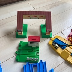 プラレール駅　レールセットの画像