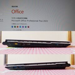 ★ NEC ノートパソコン /新品SSD 1TB/Windows11/Corei7/メモリ8GB/Office2021/美品の画像