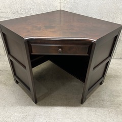 北海道民芸家具 机 コーナーデスク　高級家具  